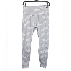 Yogalicious Camo Print Workout Athletic Leggings Sz Medium 24" Inseam